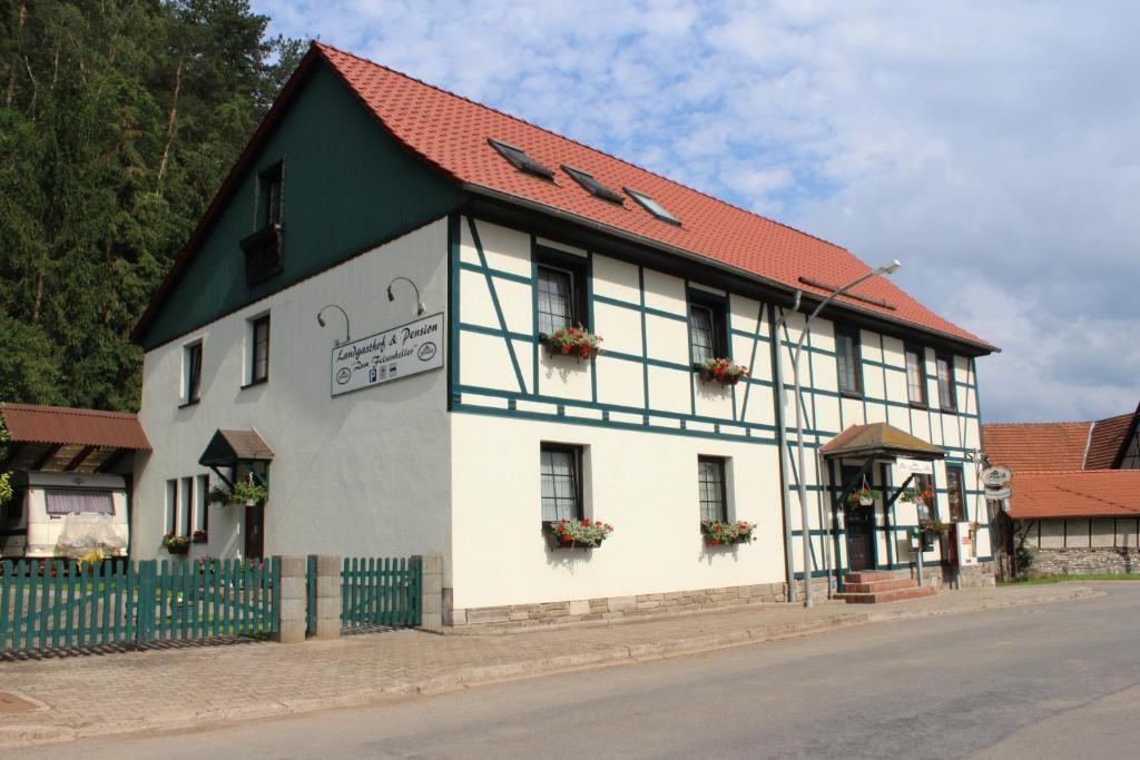 Pension Garni Zum Felsenkeller Нордгаузен Екстер'єр фото